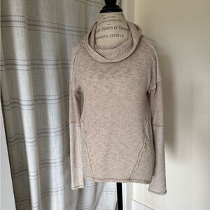 We The Free Women's Oversized Shirt Cowl Neck  Cozy Size Medium